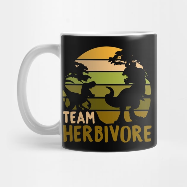 Team Herbivore - Vegan Dinosaur Gift by biNutz